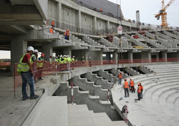 Строительство стадиона ФК Краснодар