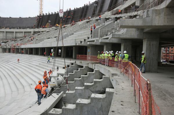 Строительство стадиона ФК Краснодар