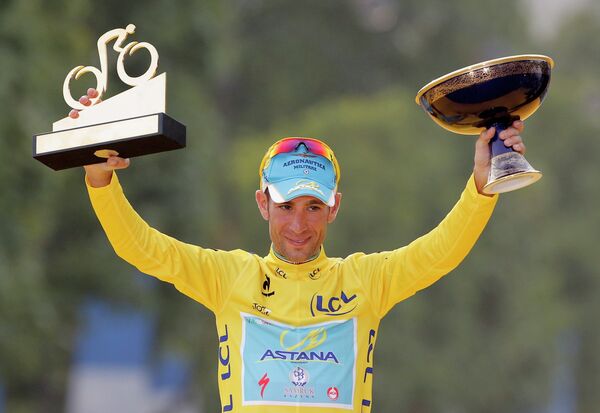 Велогонщик Астаны Винченцо Нибали стал победителем Тур де Франс-2014