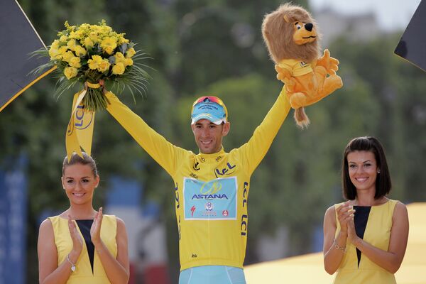 Велогонщик Астаны Винченцо Нибали стал победителем Тур де Франс-2014