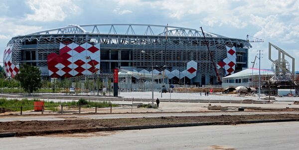 Строительство стадиона Открытие Арена футбольного клуба Спартак