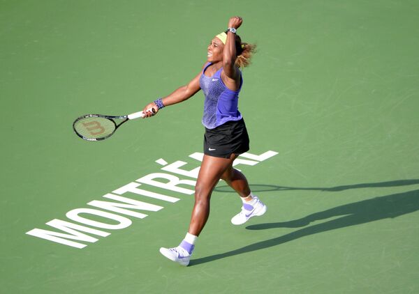 Серена Уильямс на теннисном турнире в Монреале