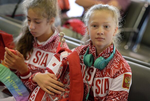 Проводы сборной России на II летние юношеские Олимпийские игры