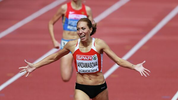 Белорусская бегунья Марина Арзамасова