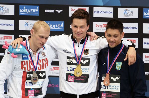 Илья Захаров, Патрик Хаусдинг и Илья Кваша (слева направо)