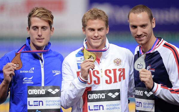 Кристофер Уокер-Хебборн, Владимир Морозов и Жереми Стравиюс (слева направо)
