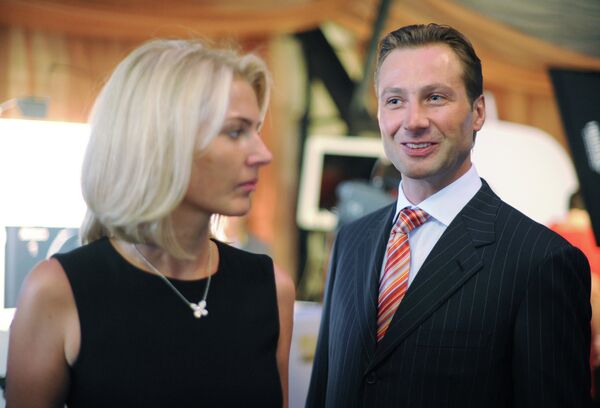Алексей Морозов с супругой Ириной