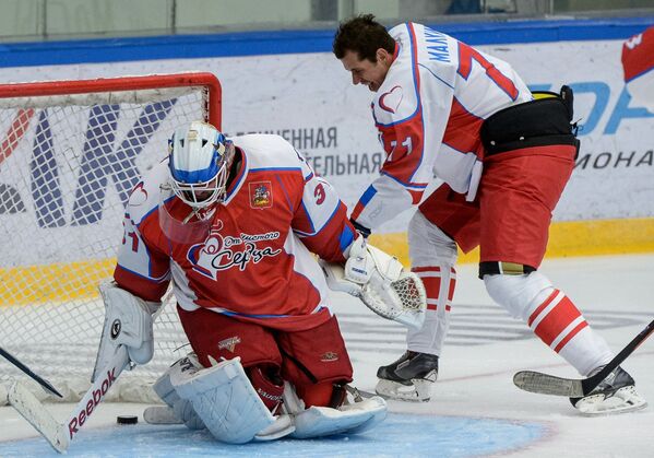 Евгений Малкин на благотворительной хоккейной акции От Чистого Сердца