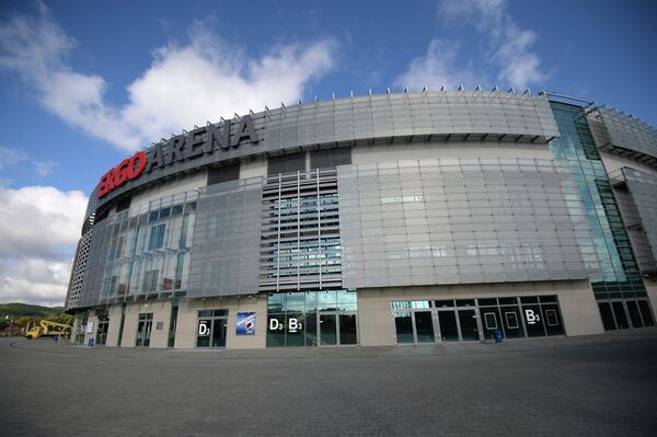 Вид на стадион Ergo Arena в Гданьске