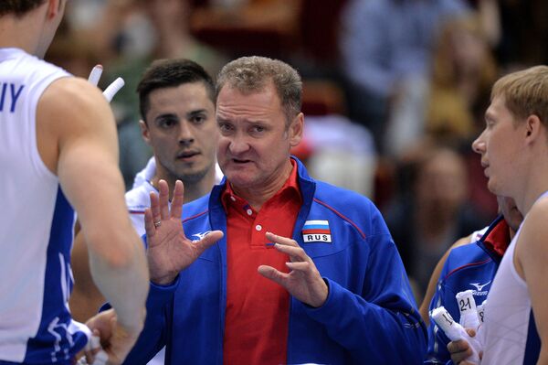Главный тренер мужской сборной России по волейболу Андрей Воронков