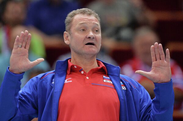 Главный тренер мужской сборной России по волейболу Андрей Воронков