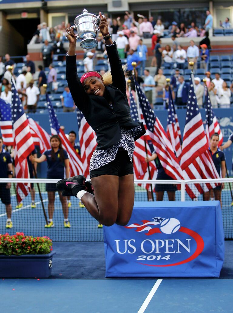 Победительница US Open Серена Уильямс