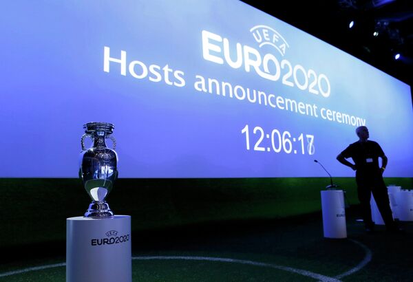 Церемония объявления городов, которые примут матчи Евро-2020