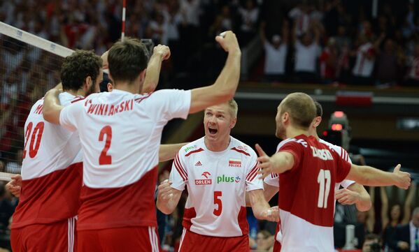 Волейболисты сборной Польши