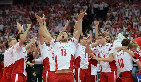 Волейболисты сборной Польши
