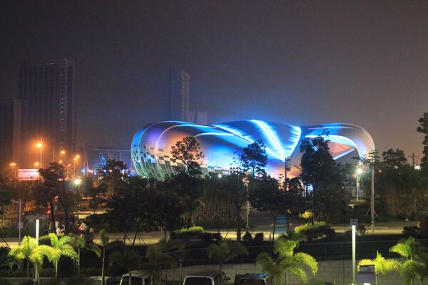 Китайский город Наньнин, где проходит чемпионат мира по спортивной гимнастике