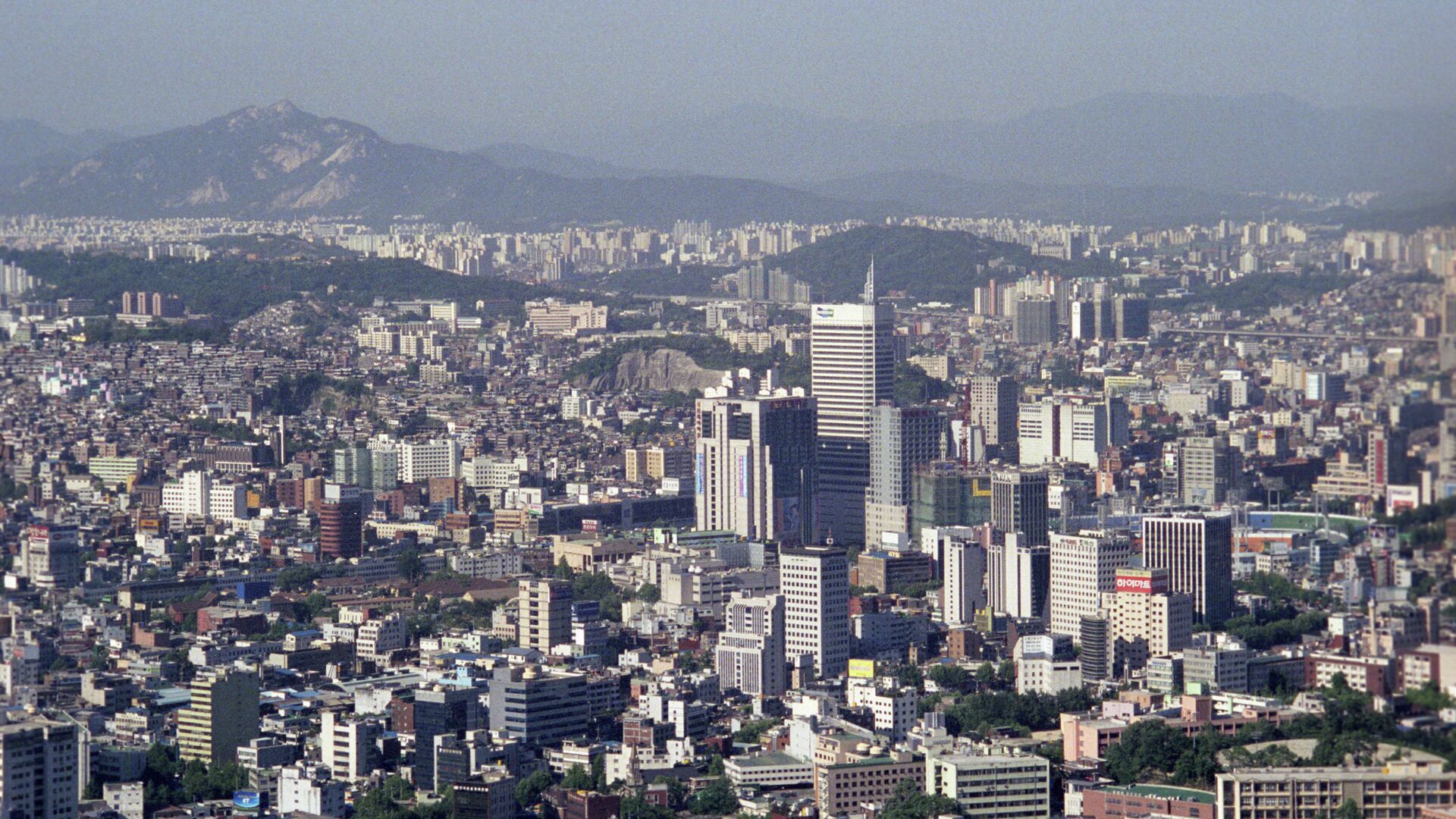 Вид на город Сеул с горы Намсан - РИА Новости, 1920, 28.12.2023