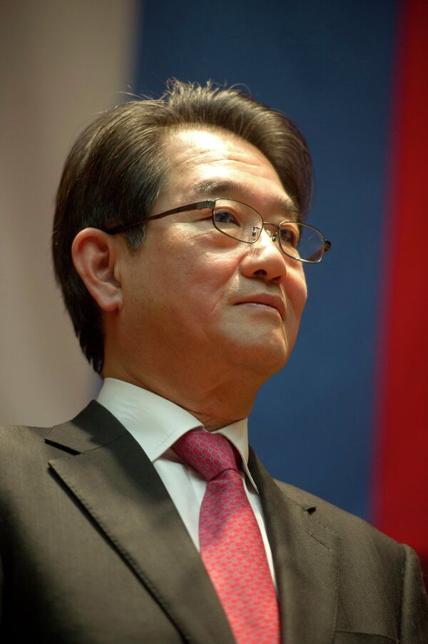 Посол Японии в России Тикахито Харада. Архив