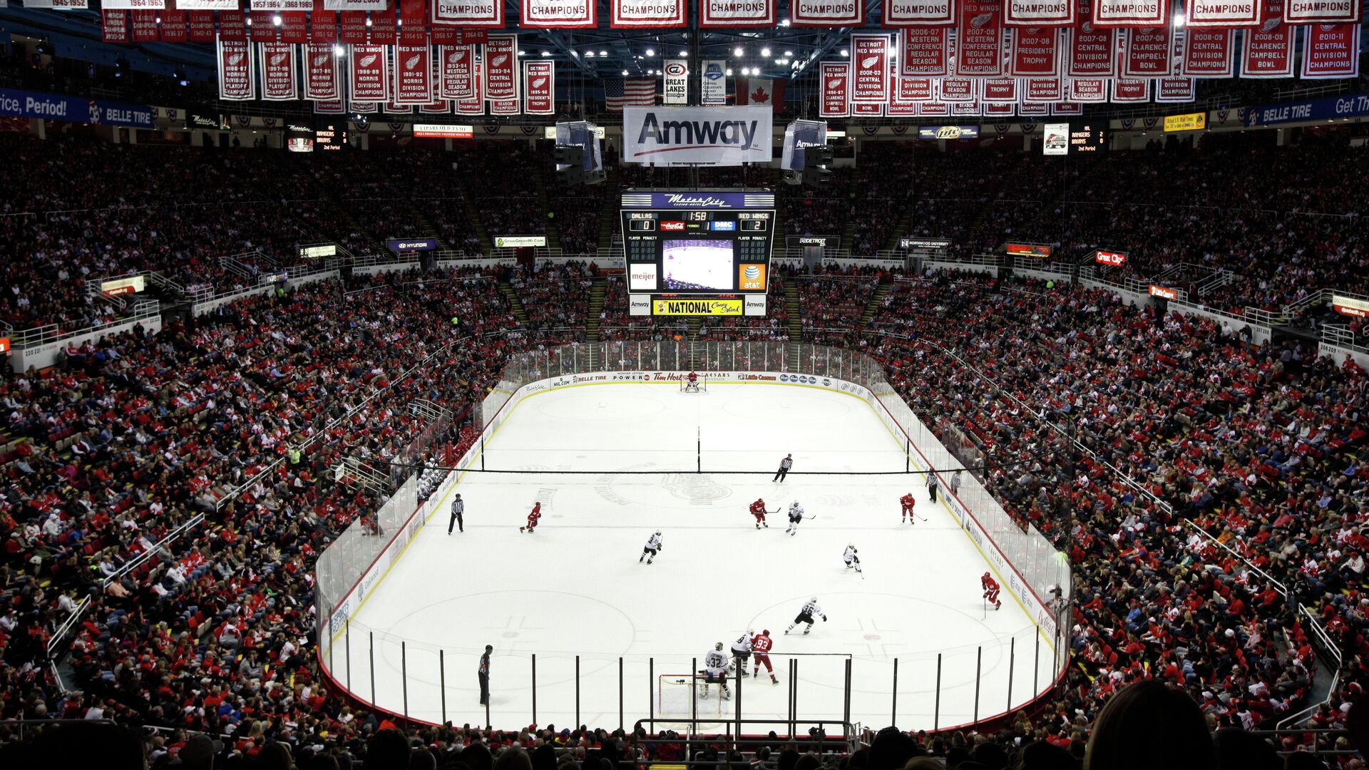 Арена клуба Национальной хоккейной лиги (НХЛ) Детройт Ред Уингз Joe Louis Arena - РИА Новости, 1920, 21.11.2023