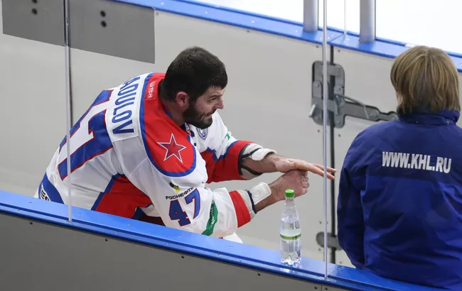 Нападающий ЦСКА Александр Радулов