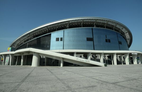Стадион Казань-Арена в Казани.