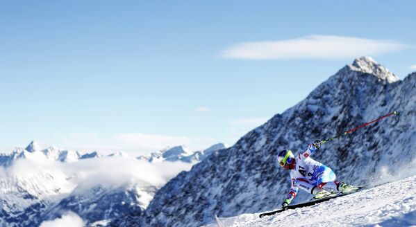 Алекс Пинтуро на первом этапе Кубка мира по горнолыжному спорту в австрийском Зельдене