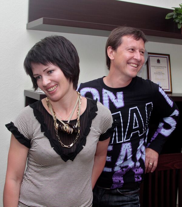 Биатлонистка Ольга Медведцева и её муж заслуженный тренер России Валерий Медведцев