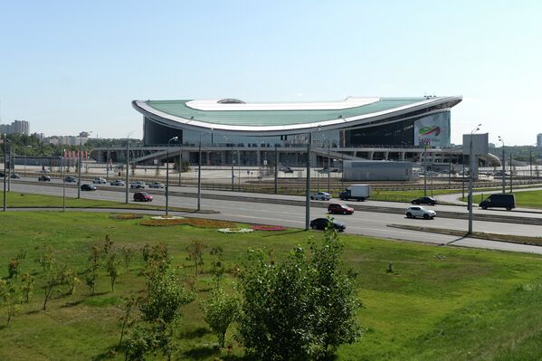 Вид на стадион Казань-Арена