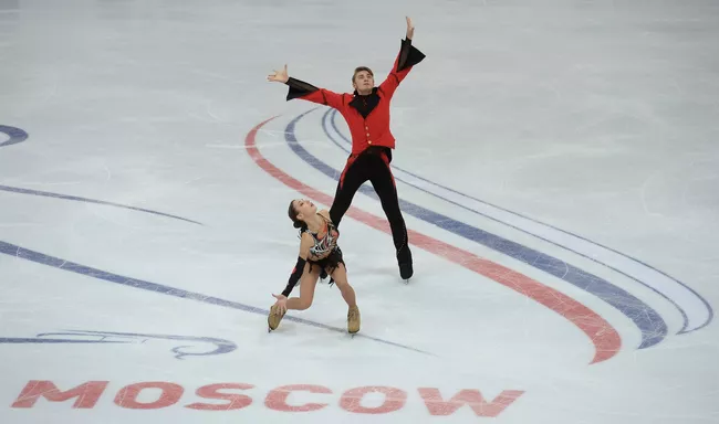 Российские фигуристы Кристина Астахова и Алексей Рогонов