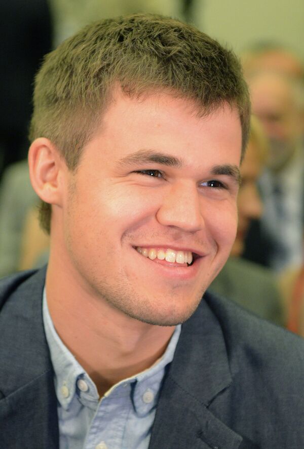 Чемпион мира по шахматам Магнус Карлсен