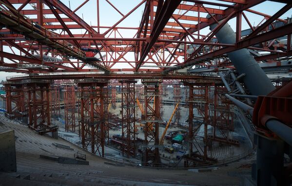 Строительство стадиона Зенит-Арена