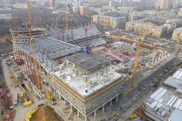 Строительство стадиона ПФК ЦСКА