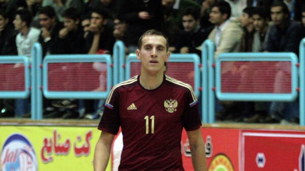 Нападающий сборной России по мини-футболу Андрей Афанасьев
