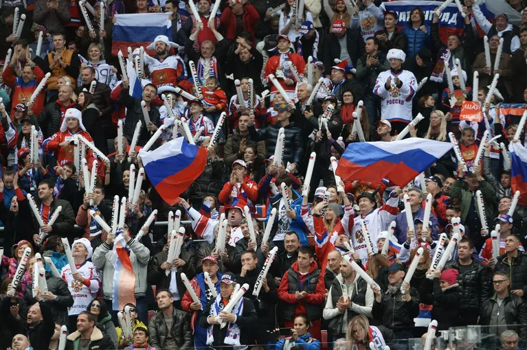 Болельщики сборной России Болельщики сборной России