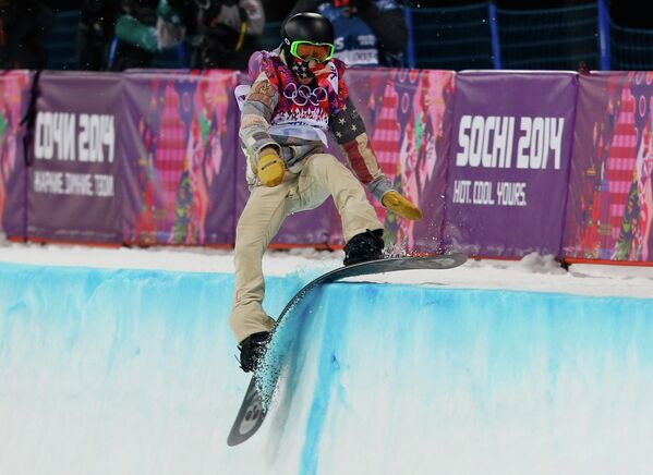 Американский сноубордист Шон Уайт на зимних Олимпийских играх в Сочи
