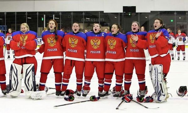 Хоккеистки молодежной сборной России