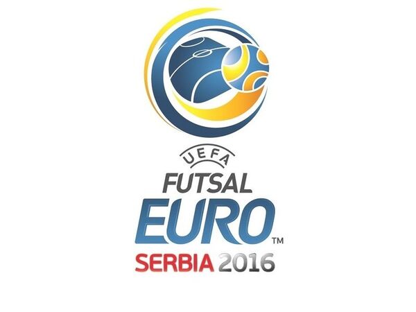 Логотип чемпионата Европы-2016 по мини-футболу