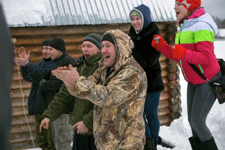 Сельский хоккей в Омской области