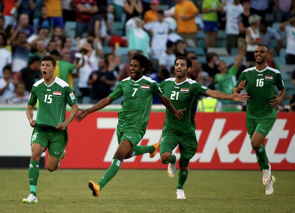 Футболисты сборной Ирака