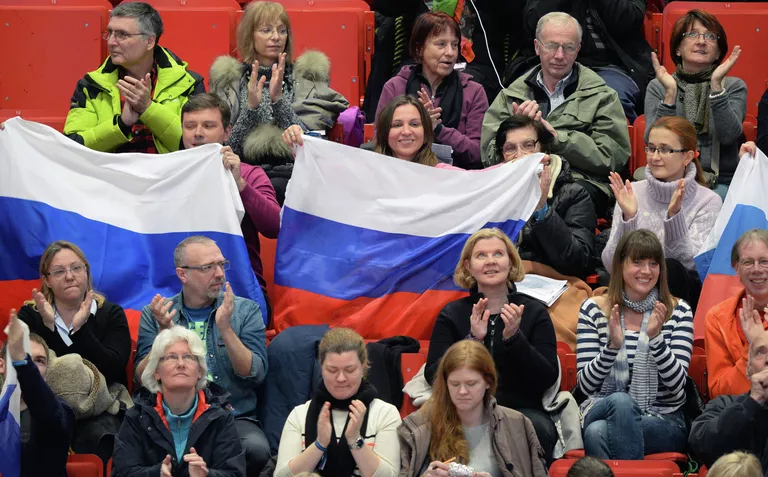 Российские болельщики Российские болельщики