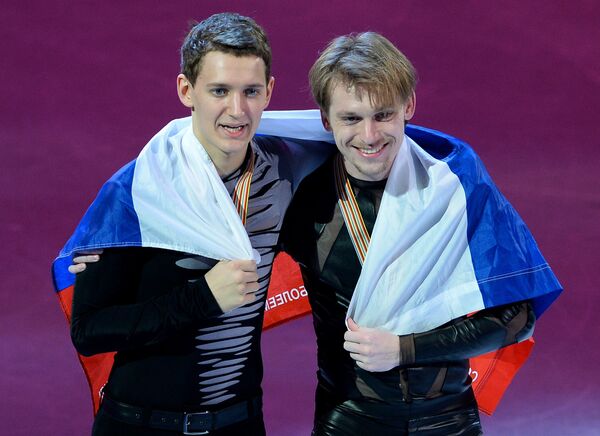 Максим Ковтун (серебряная медаль) и Сергей Воронов (бронзовая медаль)