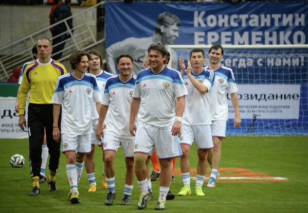 Игроки команды России на Кубке легенд -2015
