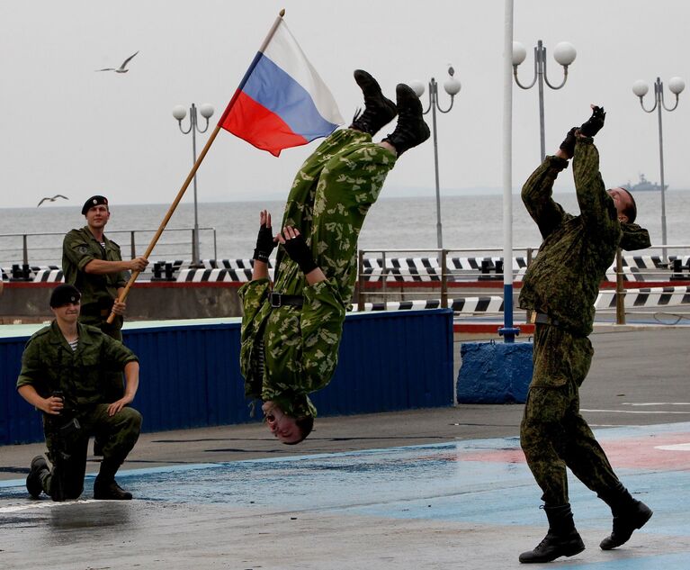 Репетиция празднования Дня ВМФ во Владивостоке Репетиция празднования Дня ВМФ во Владивостоке
