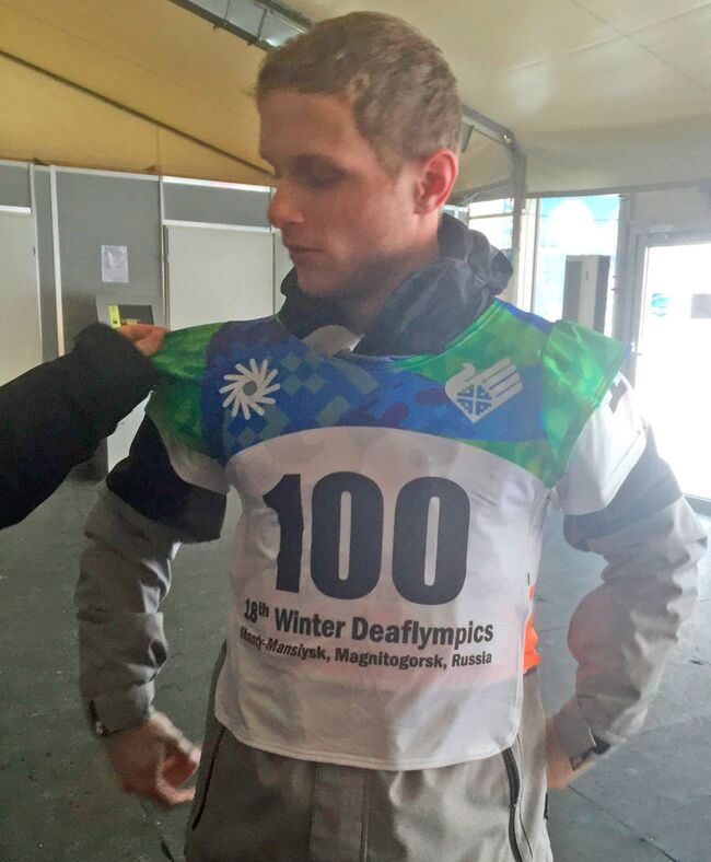 Экипировка сурдлимпийской сборной России по сноуборду