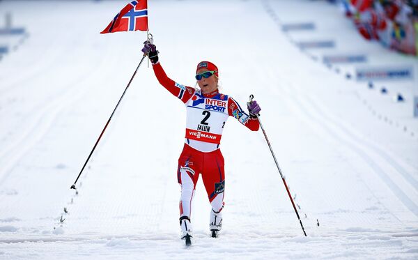 Норвежская лыжница Тереза Йохёуг