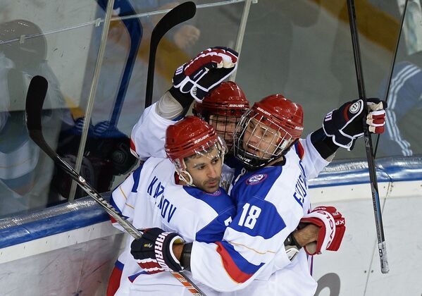 Хоккеисты сборной России на Сурдлимпиаде