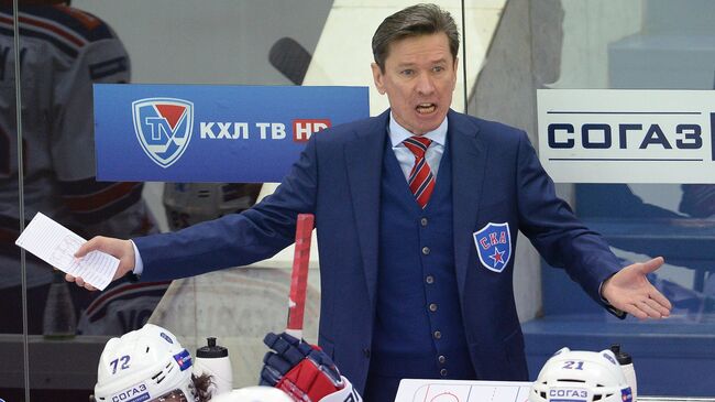 Главный тренер СКА Вячеслав Быков