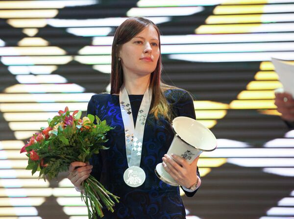Вице-чемпионка Наталья Погонина (Россия)