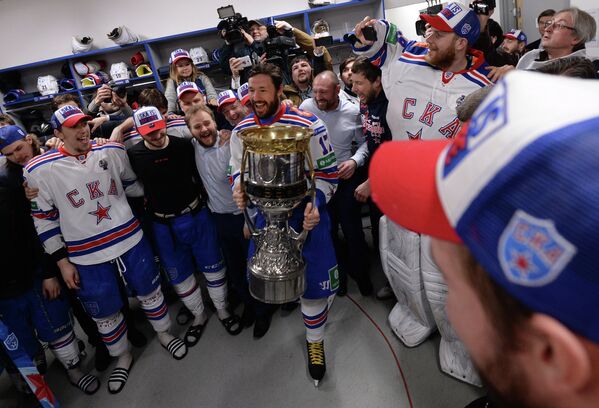 Хоккеисты СКА, ставшие обладателями Кубка Гагарина