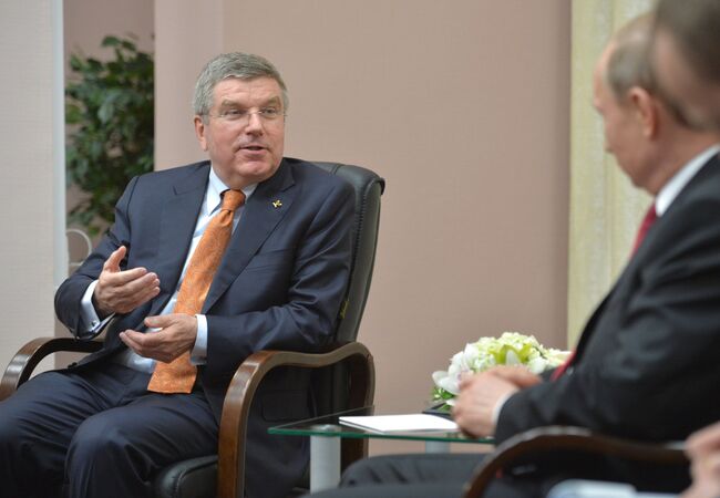 Президент Международного олимпийского комитета Томас Бах